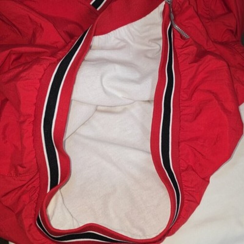Vintage Indiana Basketball Pullover Windbreaker Jacket XL Red Nylon Captivating - Picture 7 of 12